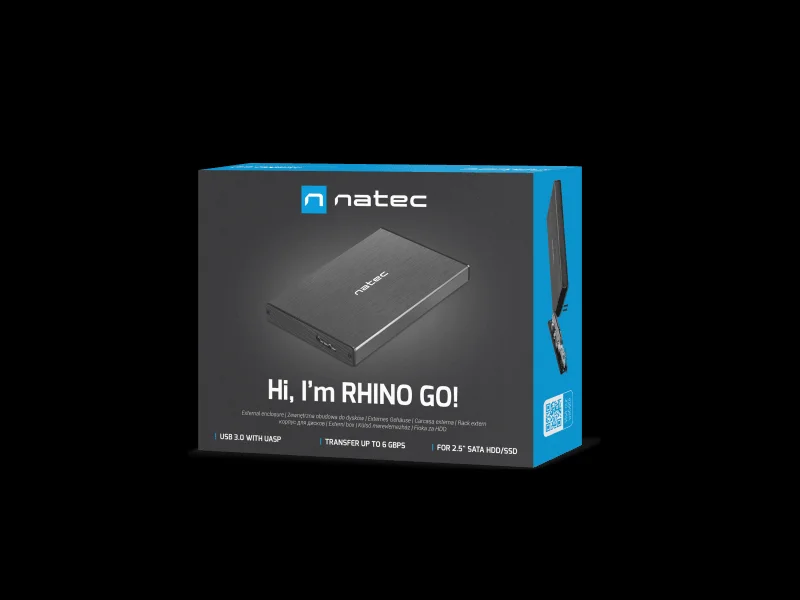 Caja Externa Natec Rhino Go Disco Duro 2,5" Usb 3.