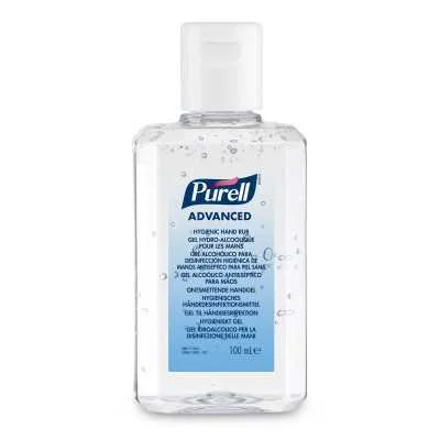 Pote de 100ml Gel Hidroalcoólico Advance Flip Top