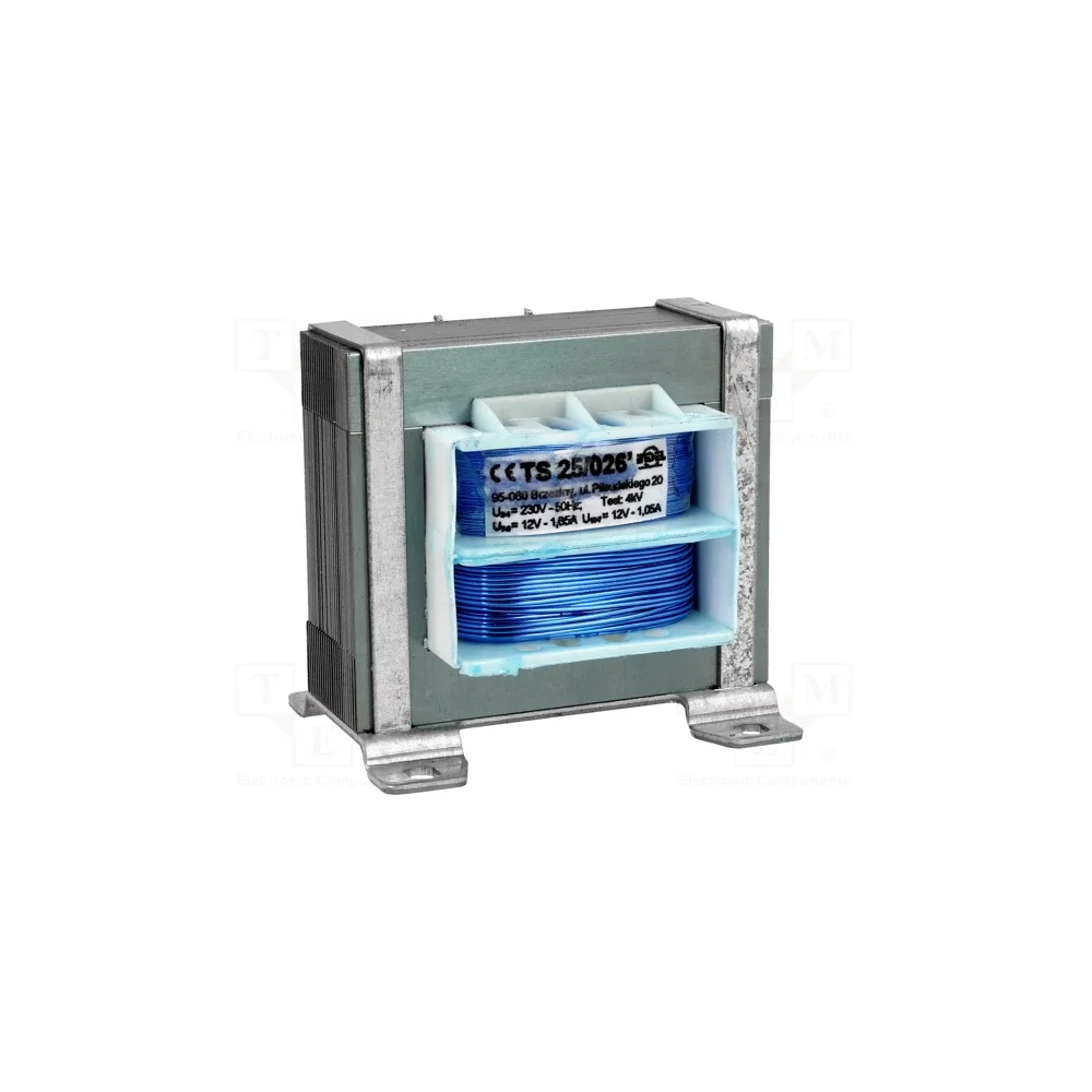 Transformador De Rede 25va 230vac 12v 12v 1.05a 1.