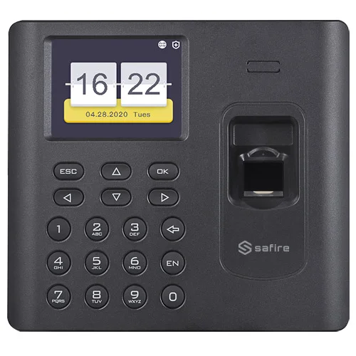 Controlo de Presen&ccedil;a - Impress&atilde;o Digital, Cart&atilde;o em e Teclado - 3.000 Grava&ccedil;&otilde;es / 100.000 Registos -