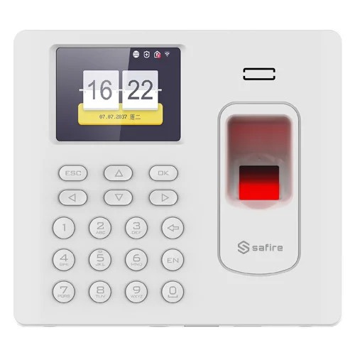Controlo de Presen&ccedil;a - Impress&atilde;o Digital, Cart&atilde;o em e Teclado - 3.000 Grava&ccedil;&otilde;es / 100.000 Registos -