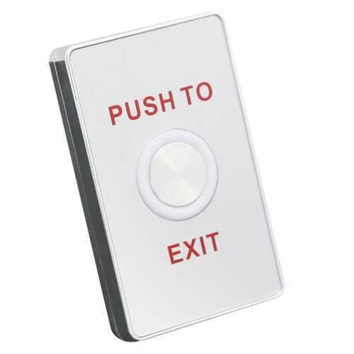 Botão de Libertação de Porta - Tipo Piezoelétrico - Contacto No / com - Montagem Na Superfície - Ilu