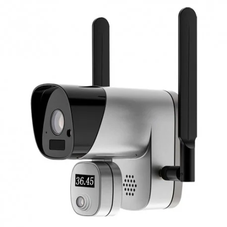Câmara Ip Wifi 2 Megapixel - Medição da Temperatura Corporal - Precisão ± 0.3ºc - Distância de Mediç
