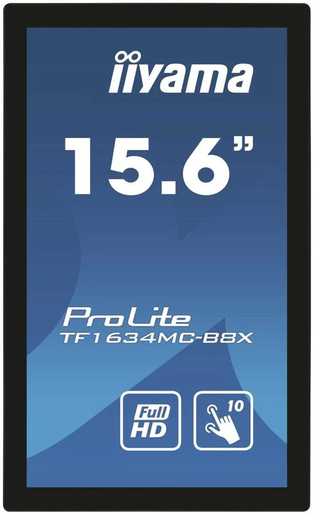 Monitor Touch Prolite Ips LED 15.6" Tf1634mc-B8x Full Hd Preto - Iiyama