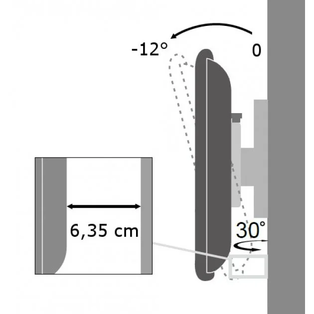 TECHLY ICA-LCD 2900B, 48,3 CM (19"), 94 CM (37"),.
