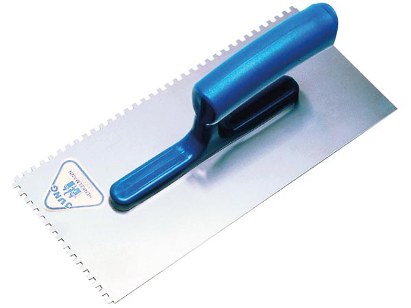 Jung - Espátula para Gesso - Pega em Plástico - Tamanho do Dente 8 X 8 Mm - 280 G - Profissional
