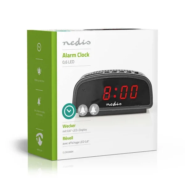 Despertador Digital Display LED de 0.6"