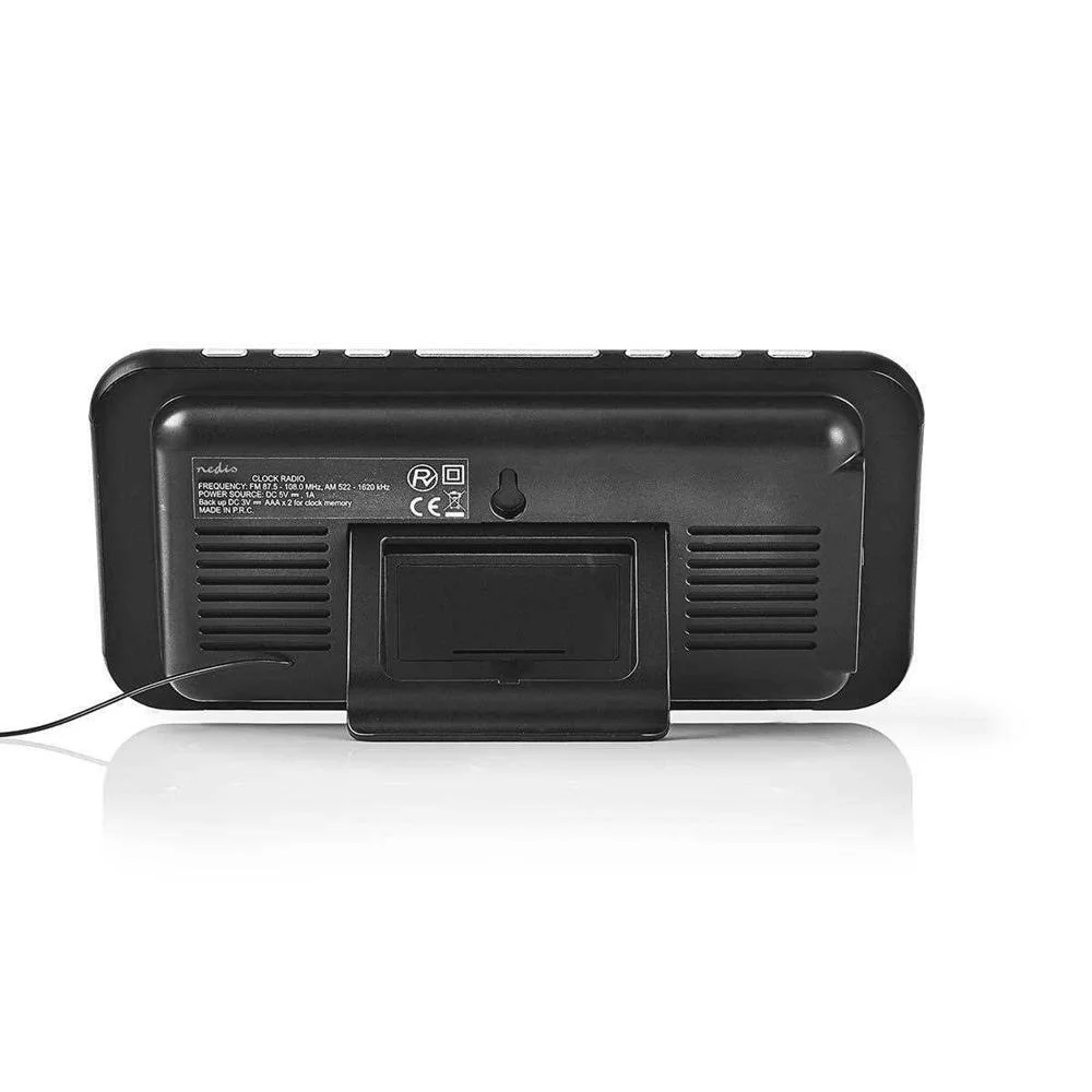 Despertador de Rádio Digital Ecrã LED de 1.8 "