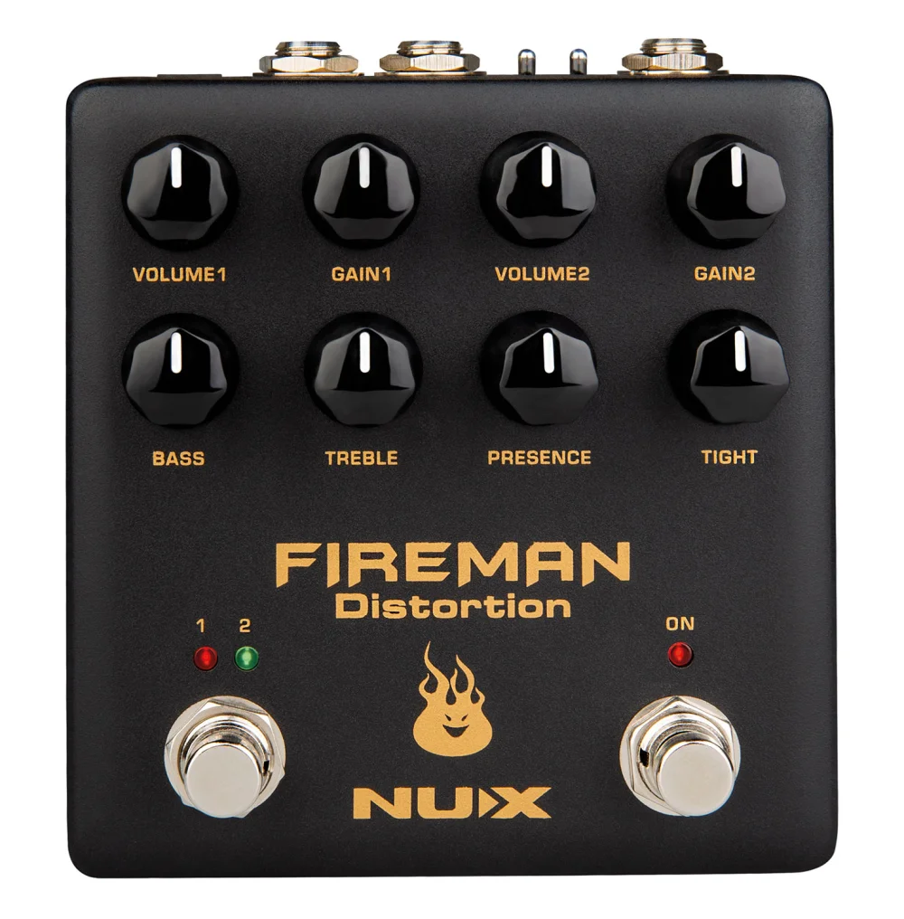 Pedal de Efeitos de Distror&ccedil;&atilde;o Dupla de Guitarra