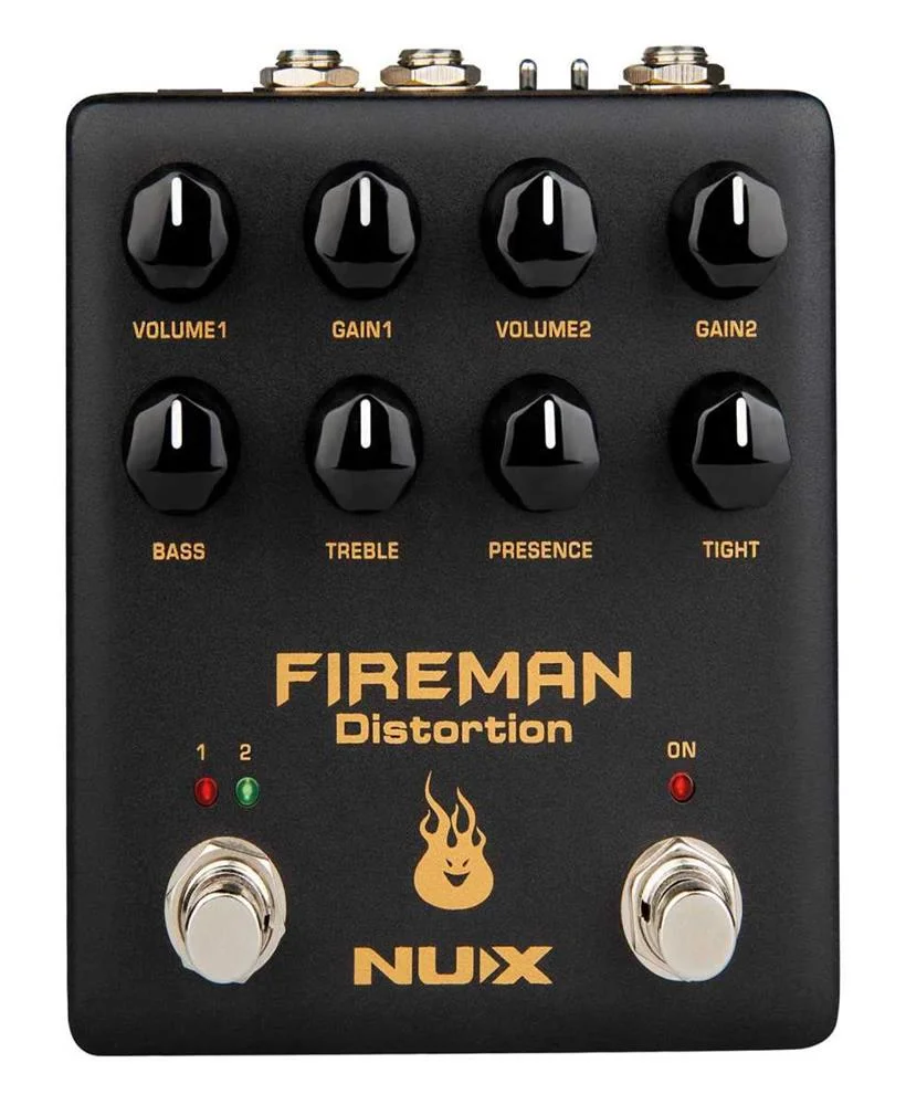 Pedal de Efeitos de Distror&ccedil;&atilde;o Dupla de Guitarra