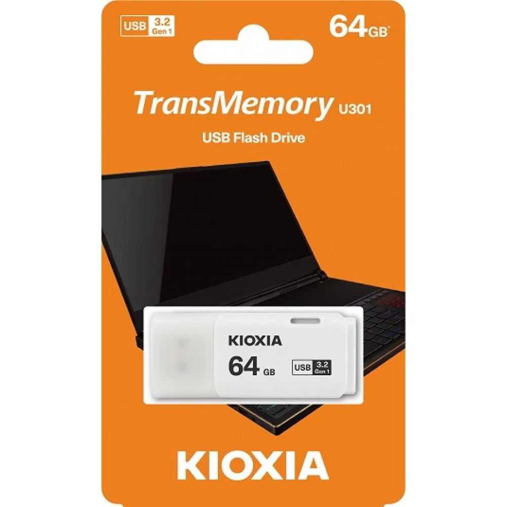 Usb 3.2 Kioxia 64gb U301 Blanco