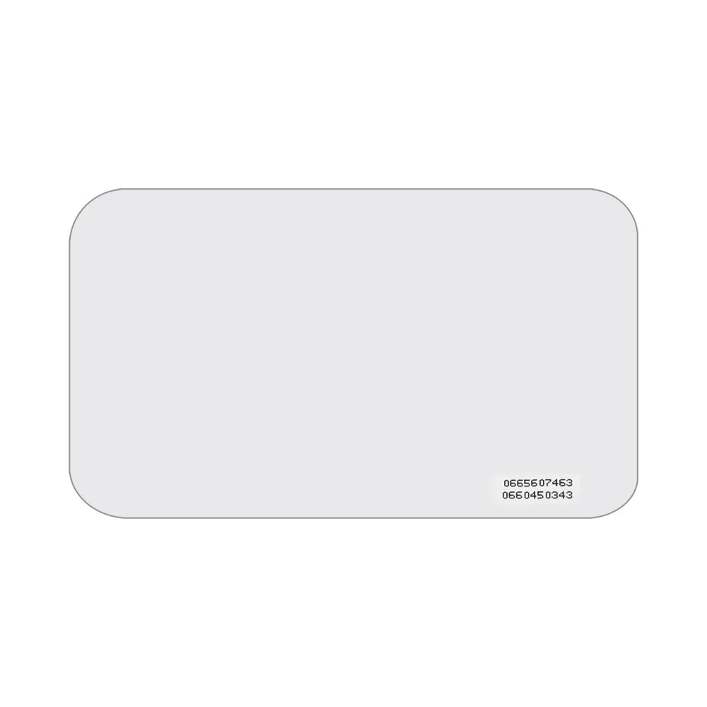 Tarjeta de Proximidad Numerada - Id Por Radiofreq.
