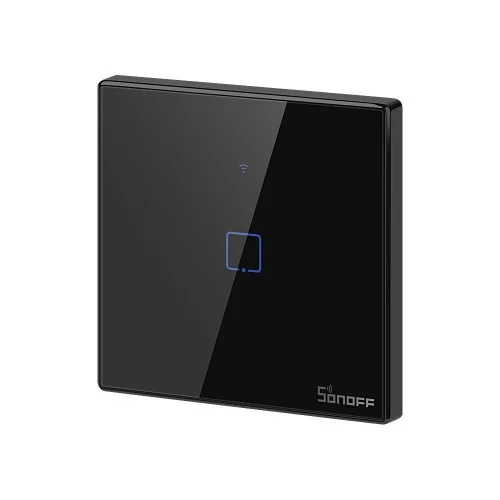 Sonoff Tx T3 Eu 1c 1-Gang Smart Wifi + Rf Wall Touch Light Switch (Black)