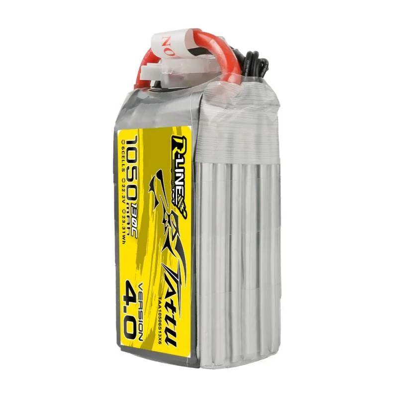 Tattu R-Line 4.0 1050mah 22.2v 130c 6s1p Xt60 Bat.