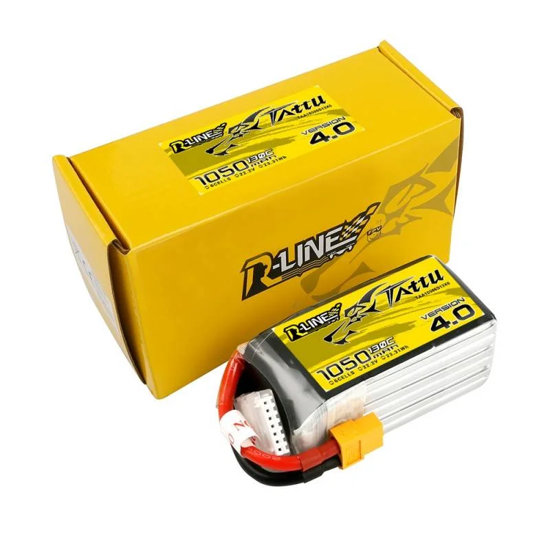 Tattu R-Line 4.0 1050mah 22.2v 130c 6s1p Xt60 Bat.