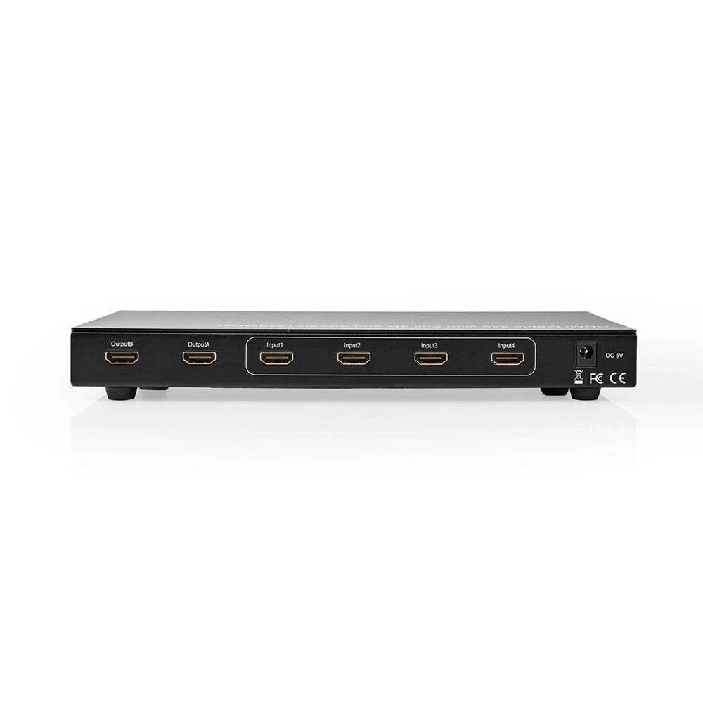 Interruptor de Matriz Hdmi | 4x2 Puertos - 4x En.