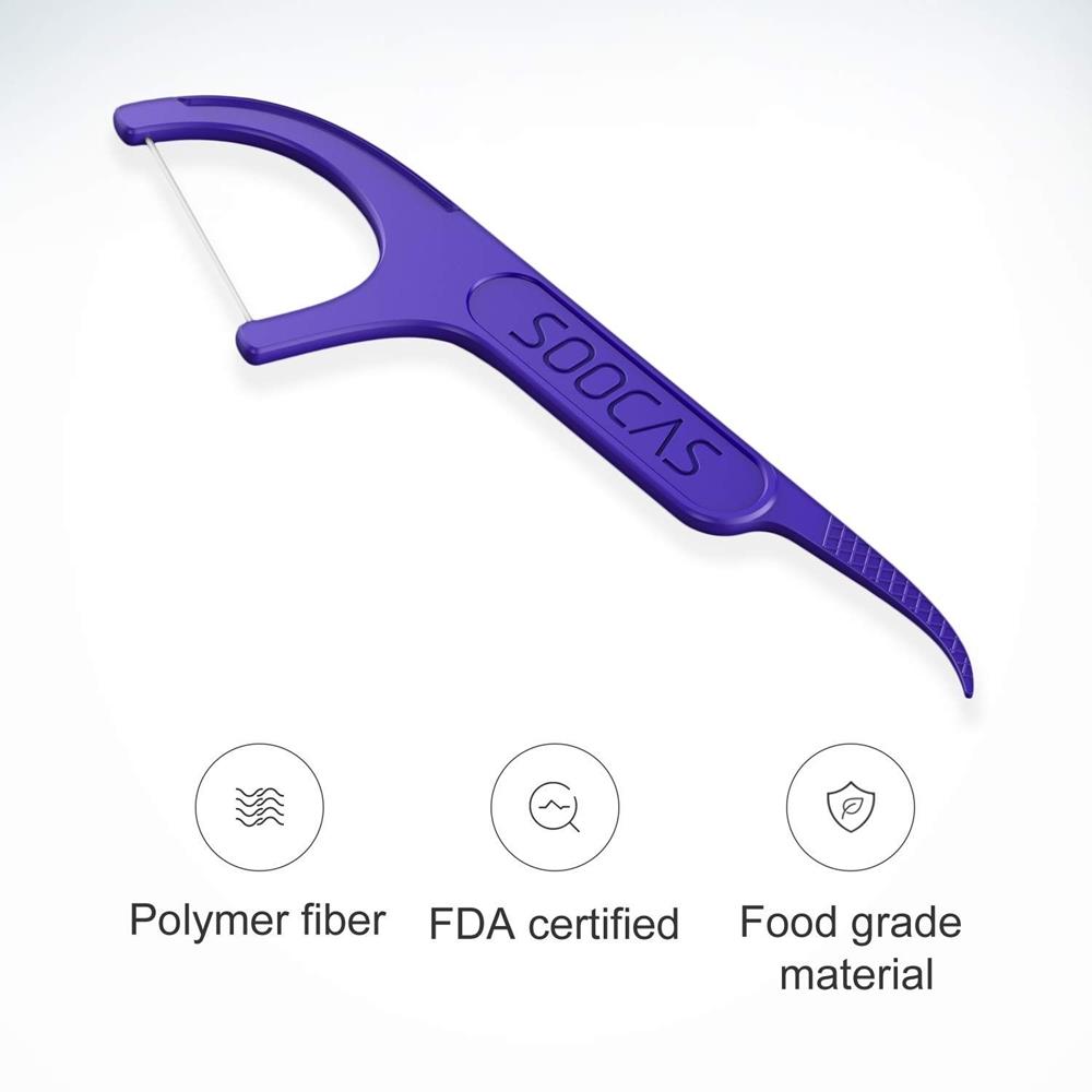 Hilo Dental Con Soporte - 50 Unidades