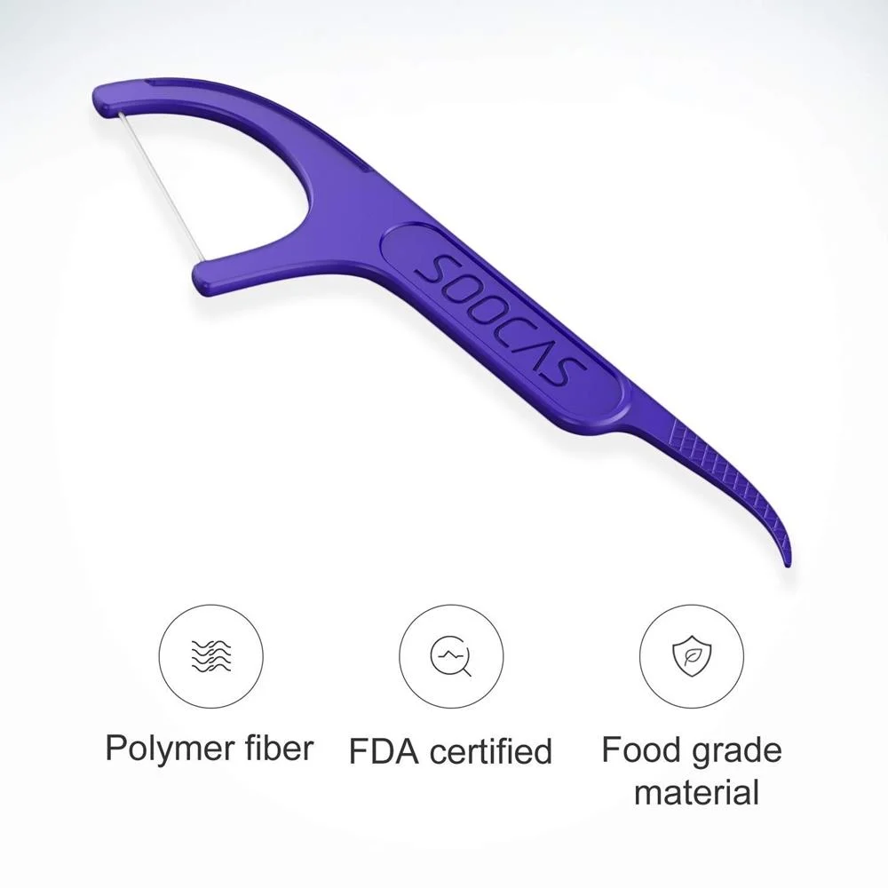 Fio Dental com Suporte - 50 Unidades