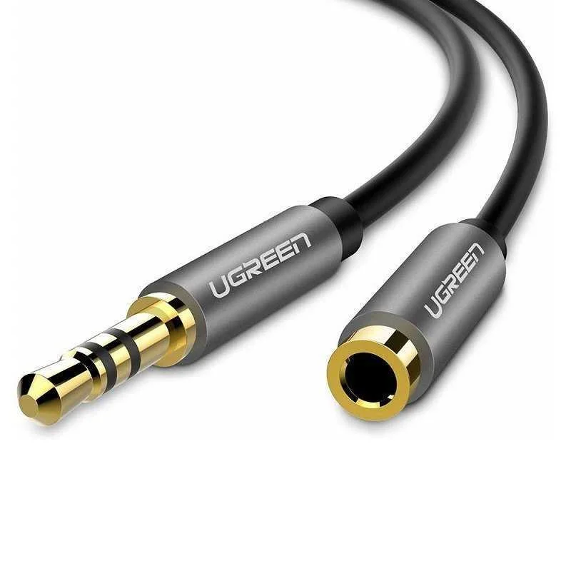 Aux Prodluovací Kabel Ugreen Mini-Jack 3,5 Mm, 3 M (Cerný)