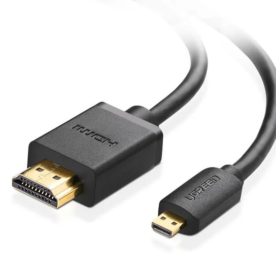 Micro Hdmi - Hdmi Kabel Ugreen Hd127 4k 3d 3m (Cerný)