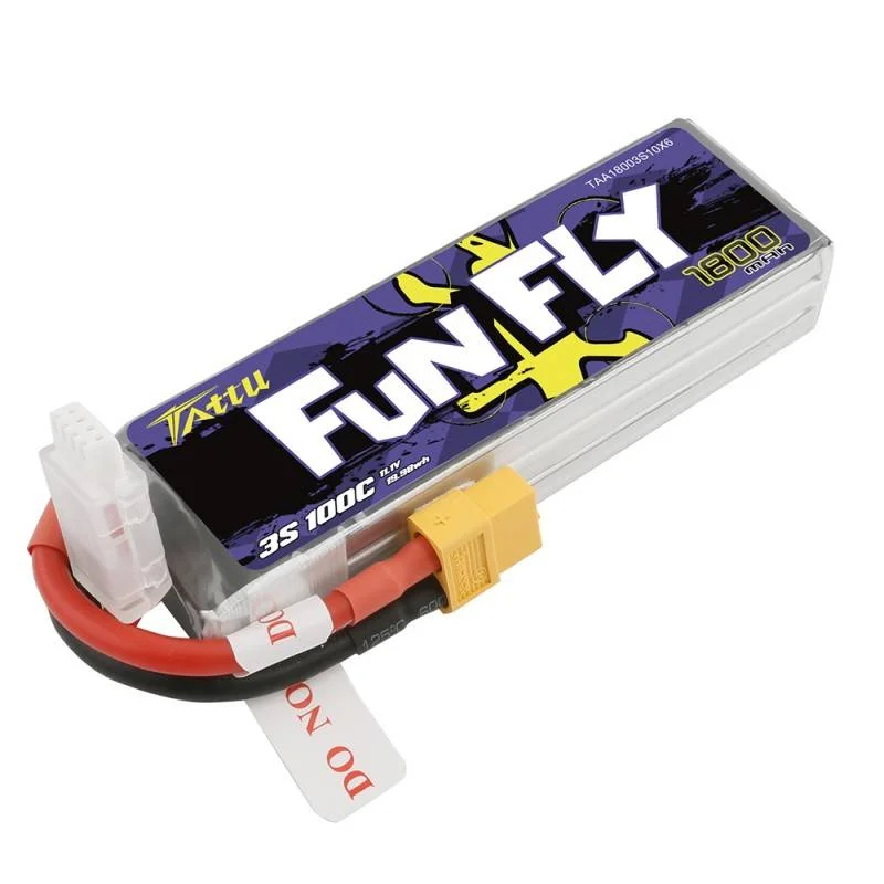 Akumulátor Tattu Funfly 1800mah 11,1v 100c 3s1p Xt60