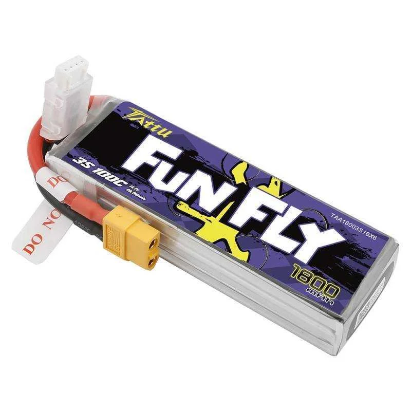Akumulátor Tattu Funfly 1800mah 11,1v 100c 3s1p Xt60