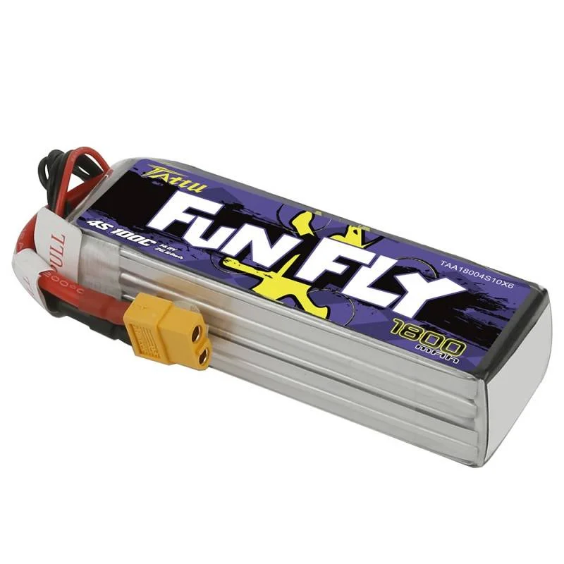 Baterie Tattu Funfly 1800mah 14,8v 100c 4s1p Xt60