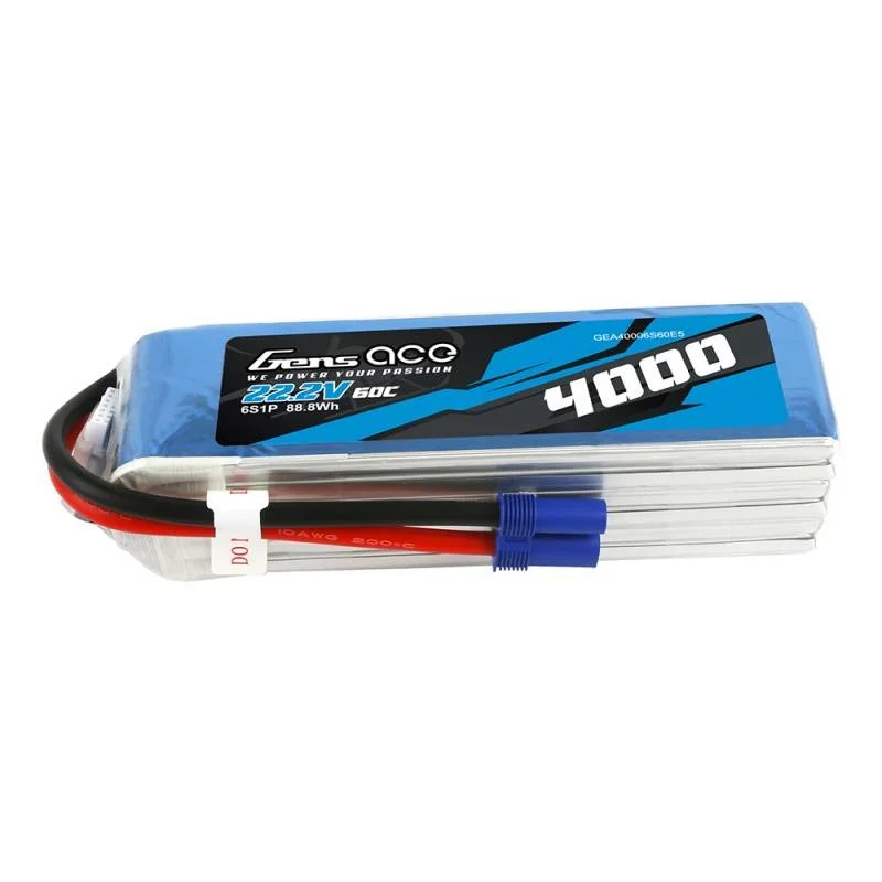 Baterie Gens Ace 4000mah 22,2v 60c 6s1p Ec5