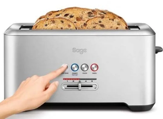SAGE A BIT MORE 4 SLICE (BRUSHED STAINLESS STEEL)