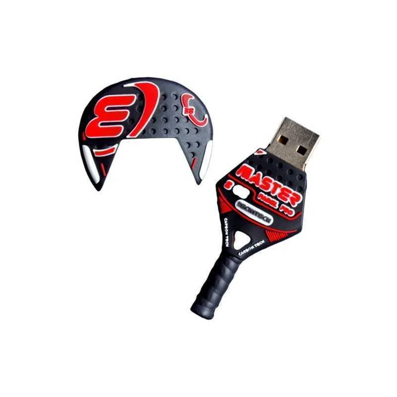 Pendrive 32gb Tech One Tech Raqueta Padel Roja Us.