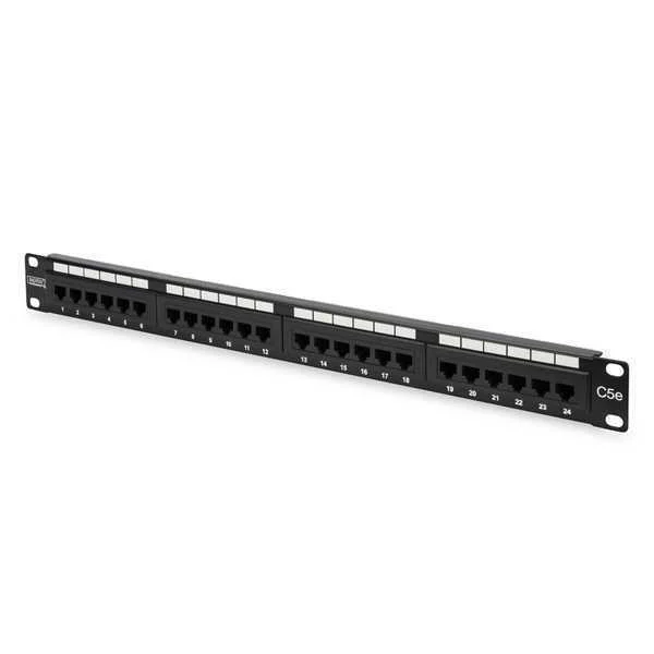 Digitus Patch Panel 19" 24p Cat5e 1u Preto