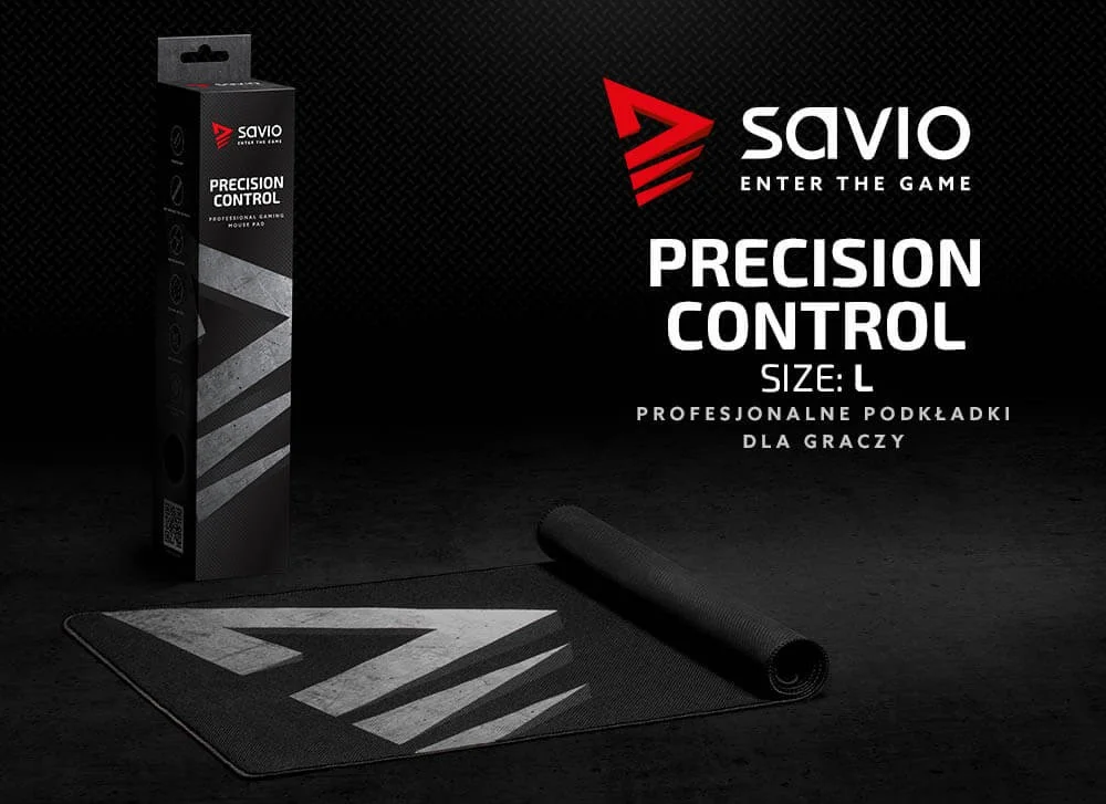 Professional Gaming Mousepad Savio Precision Control L