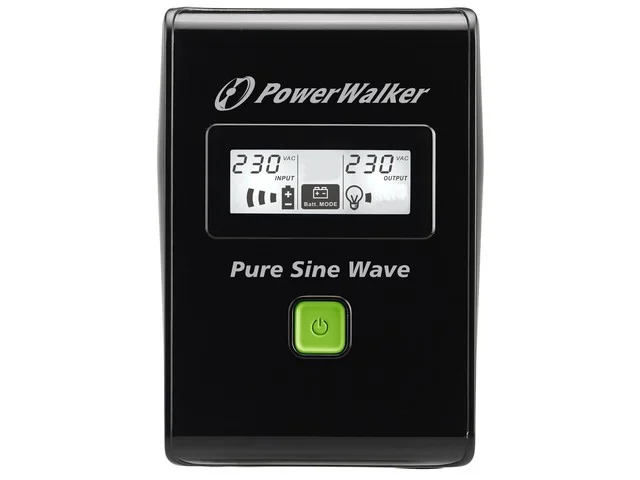 UPS POWER WALKER LINE-IN 800VA 2xPL 230V PURE SIN.