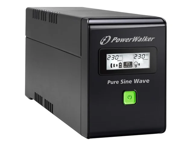 UPS POWER WALKER LINE-IN 800VA 2xPL 230V PURE SIN.
