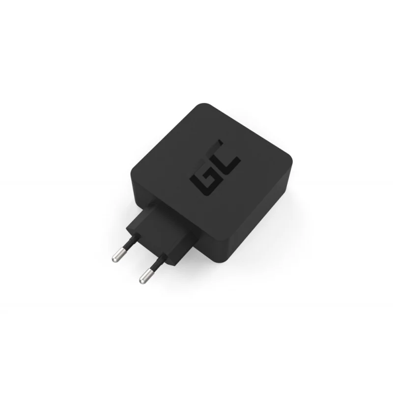 Green Cell Charger Usb-C 45w Pd With Cable Usb-C And Extra Usb Port For Asus Zenbook, Hp Spectre, Hp