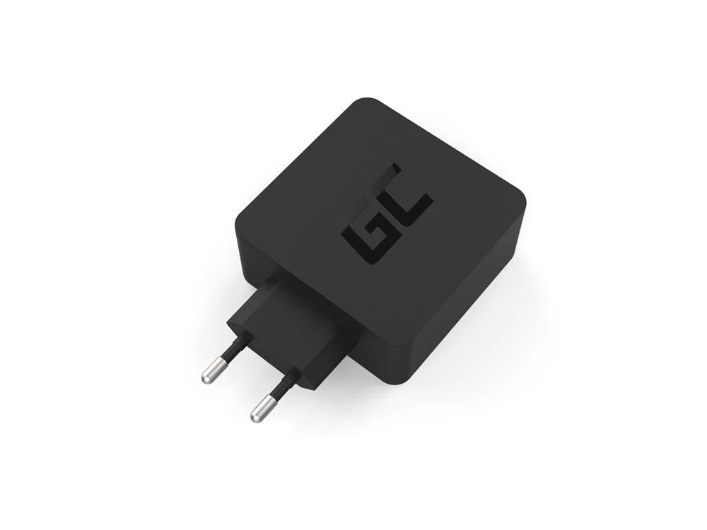 Green Cell Charger Usb-C 45w Pd With Cable Usb-C And Extra Usb Port For Asus Zenbook, Hp Spectre, Hp