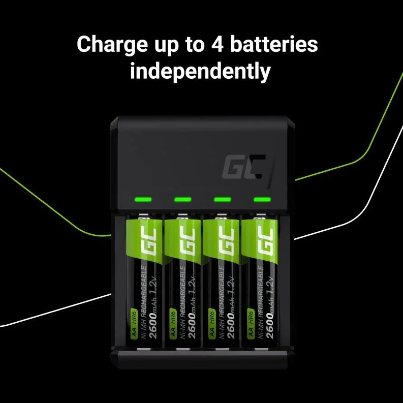 Green Cell Gc Vitalcharger Ni-Mh AA And AAA Batte.