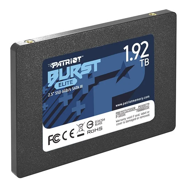 Ssd|Patriot|Burst Elite|1.92tb|Sata 3.0|3d Nand|W.