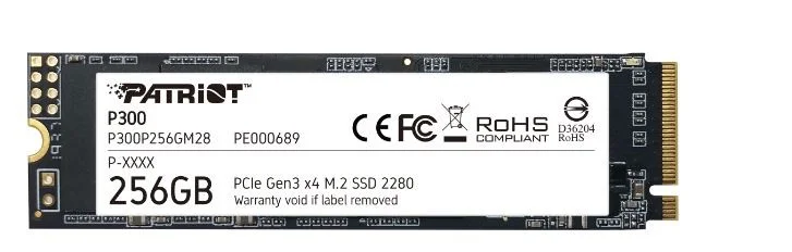 Patriot P300 M.2 Pci-Ex4 Nvme  256gb