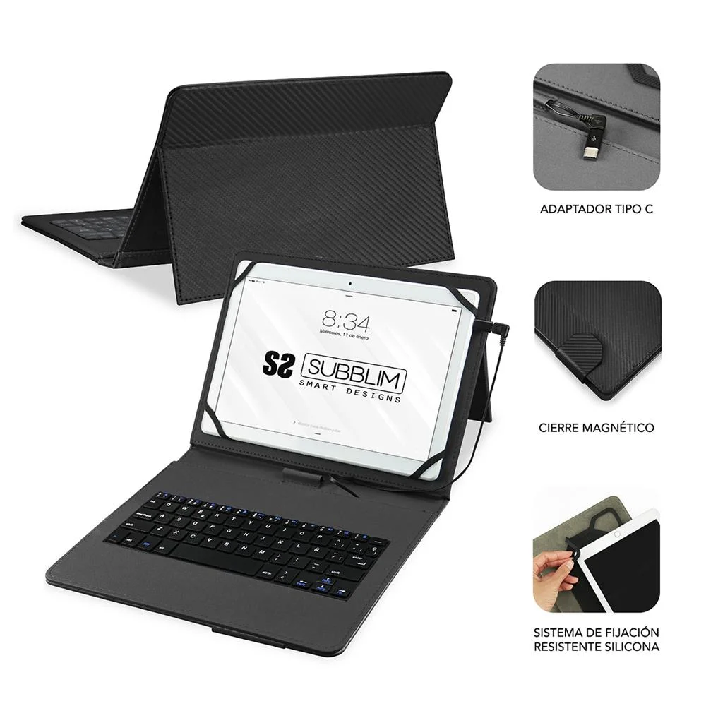 Subblim Funda Con Teclado Micro Usb - Usb C Keyta.
