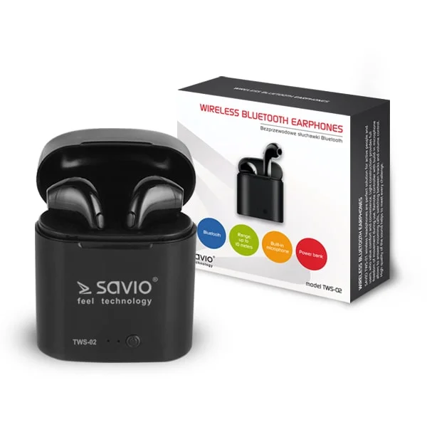 Savio Tws-02, Audífonos, Intraauditivos, Cham.