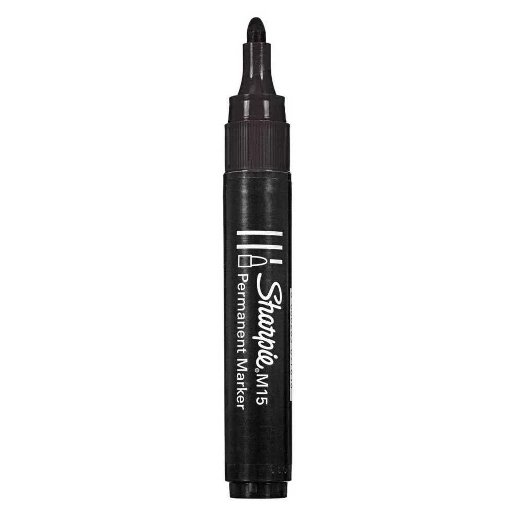 Marcador Permanente M15 Punta Redonda Negro Sharpie S0192584