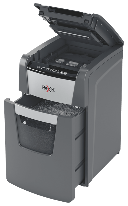 Rexel AutoFeed+ 130X automatic shredder  P-4  cut.