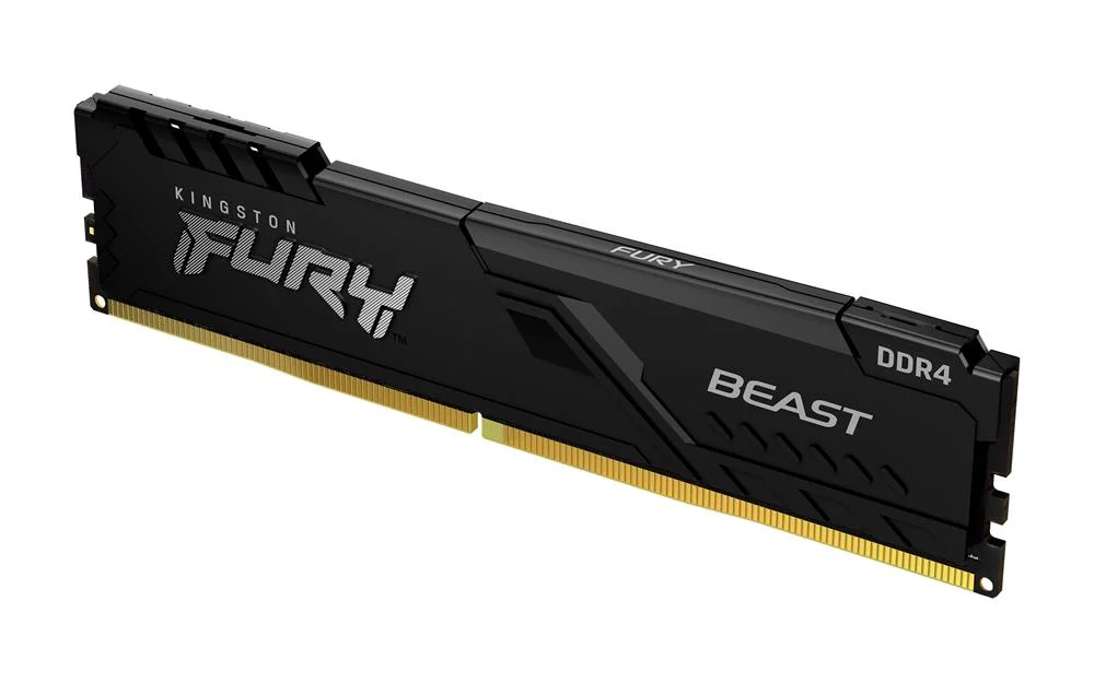 Kingston Fury Beast - Ddr4 - Module - 8 Gb - Dimm 288-Pin - 3600 Mhz / Pc4-28800 - Unbuffered