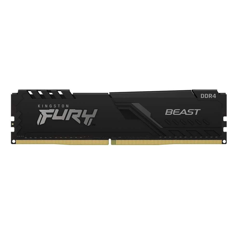 Ddr4 Kingston 16 Gb 3200  Fury Beast Negro