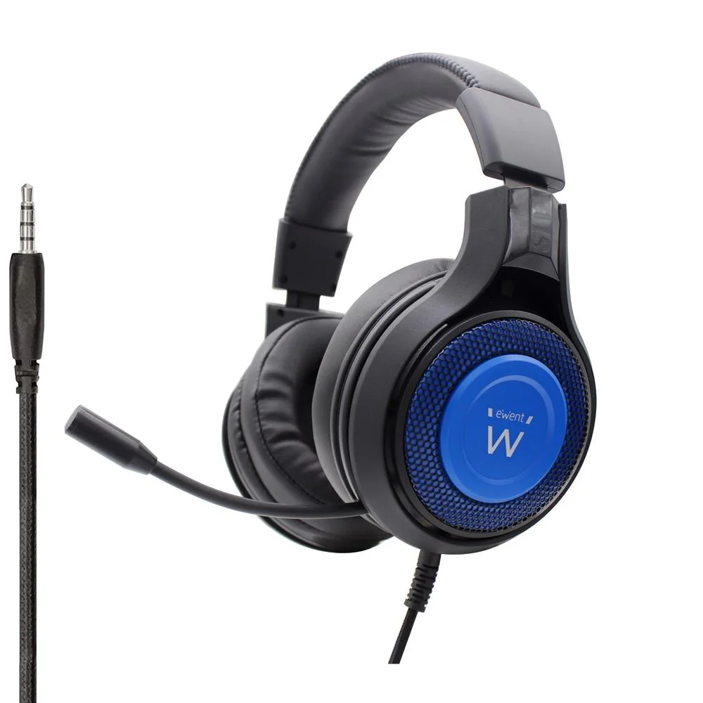 Auriculares com microfone para V&iacute;deojogos Ewent