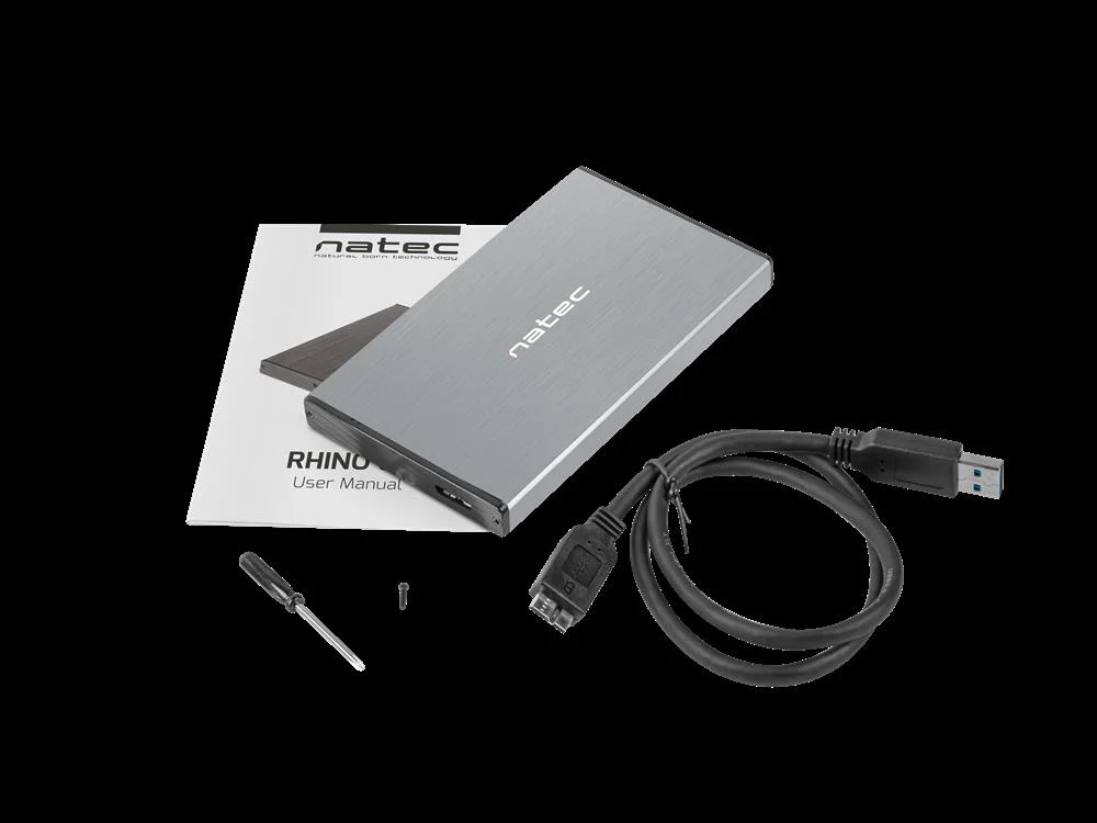 Caja Externa Natec Rhino Go Disco Duro 2,5" Usb 3.
