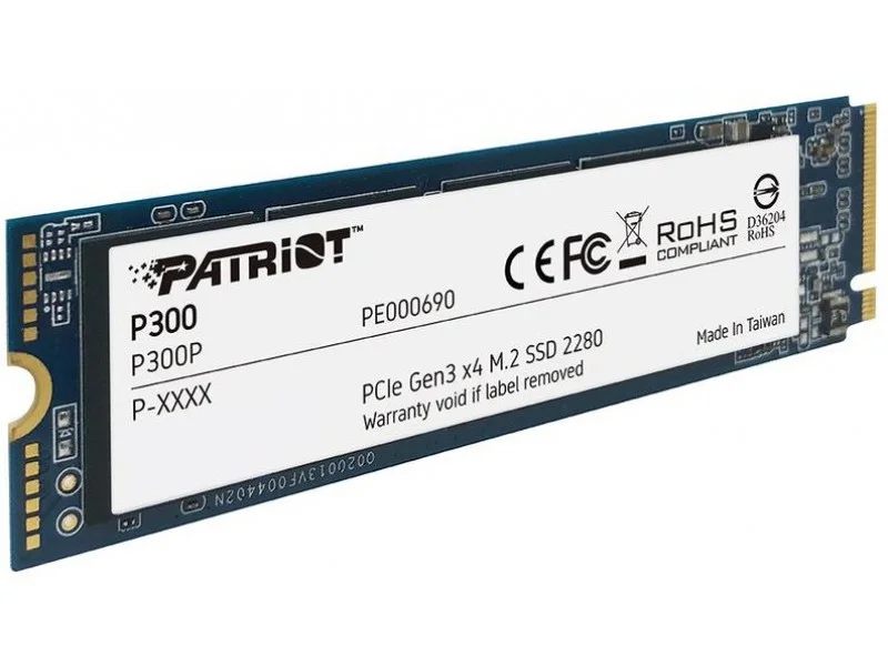 Ssd Patriot P300 M.2 Pci-Ex4 Nvme 512gb