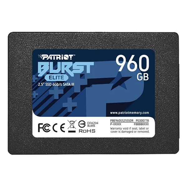 Patriot Memory Burst Elite 2.5  2.5  960 Gb Serial Ata Iii