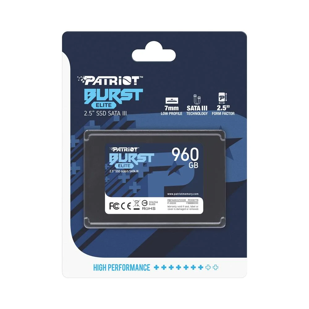 Patriot Memory Burst Elite 2.5  2.5  960 Gb Serial Ata Iii
